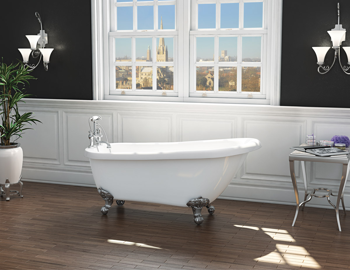 The Brentwood Traditional Freestanding Slipper Bath from VIP Bathrooms - now only 599.99 GBP!